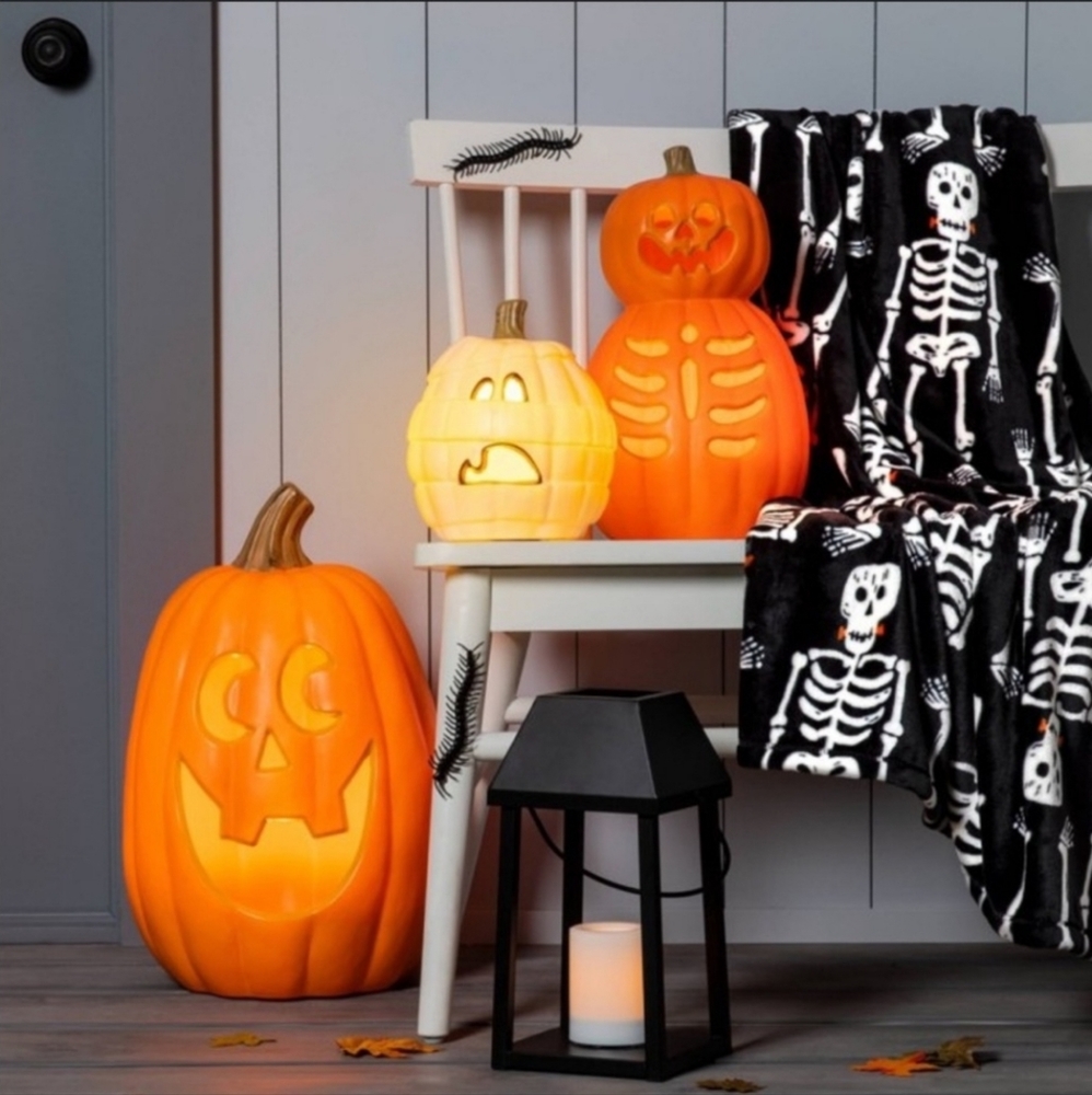 Skeleton Throw Plush Halloween Blanket